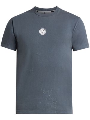 Stone Island Compass logo-print cotton T-shirt - Grey