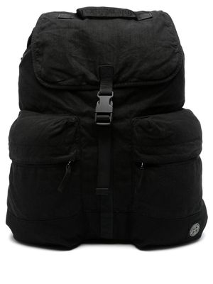 Stone Island Compass-motif backpack - Black