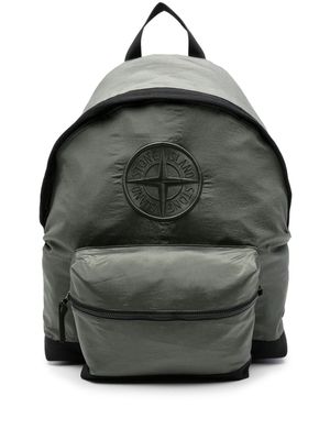 Stone Island Compass-motif backpack - Green