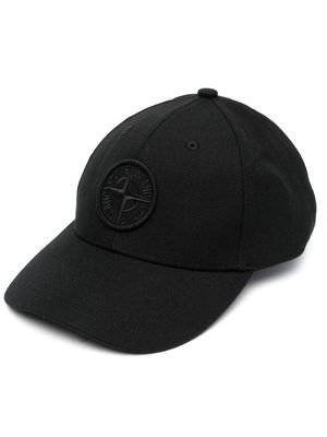 Stone Island Compass-motif baseball cap - Black