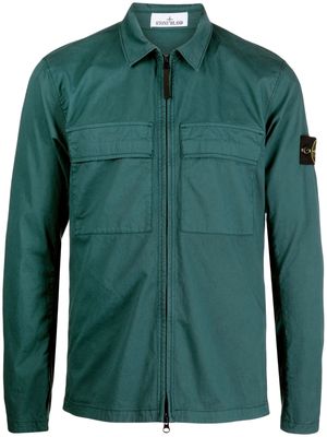 Stone Island Compass-motif cargo jacket - Green