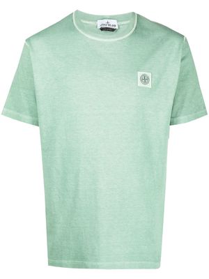 Stone Island Compass-motif cotton T-shirt - Green