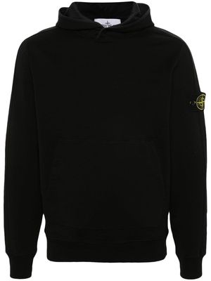 Stone Island Compass-motif hoodie - Black