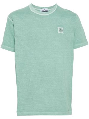 Stone Island Compass-motif mélange T-shirt - Green