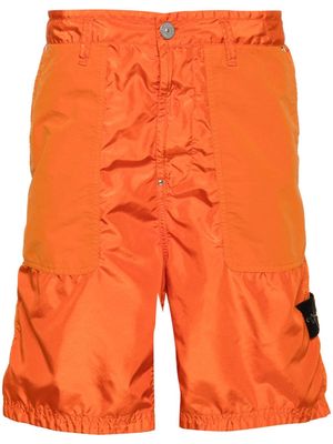 Stone Island Compass-motif shorts - Orange