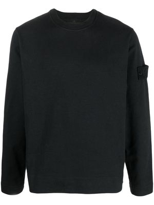 Stone Island Compass-motif sweater - Black