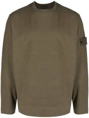 Stone Island Compass-motif sweater - Brown