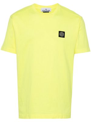 Stone Island Compass-motif T-shirt - Yellow