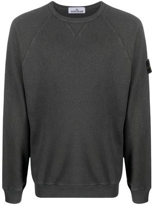 Stone Island Compass-patch crew-neck sweatshirt - Grey