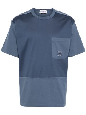Stone Island Compass-patch pocket T-shirt - Blue