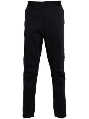 Stone Island Compass-patch tapered trousers - Blue