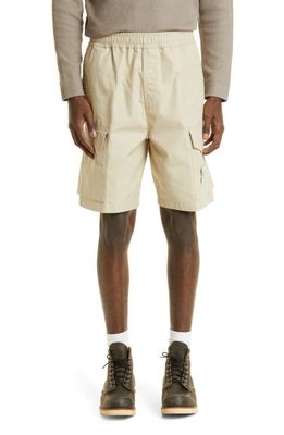 Stone Island Cotton Bermuda Shorts in Beige