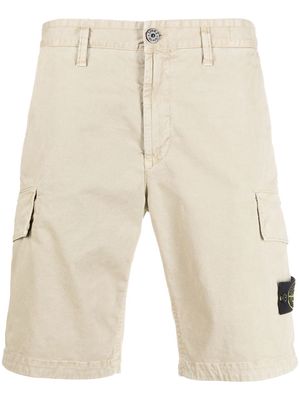 Stone Island cotton cargo shorts - Neutrals