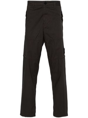 Stone Island cotton straight-leg cargo trousers - Grey