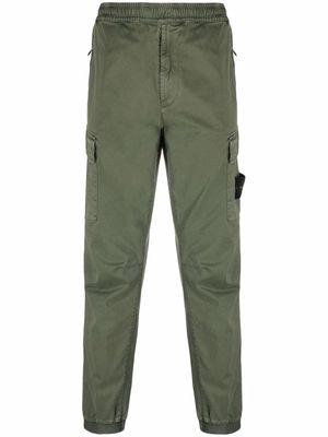 Stone Island elasticated-waist cargo trousers - Green