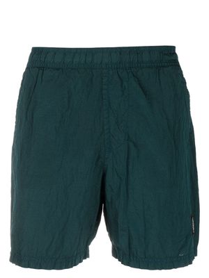 Stone Island embroidered-logo swim shorts - Green