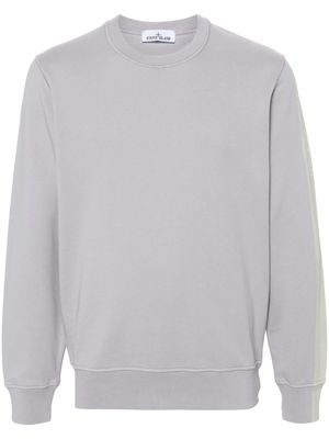 Stone Island faded logo-print sweatshirt - Grey
