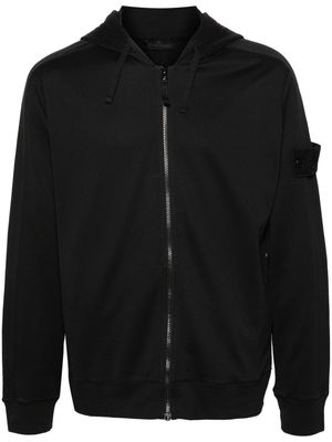 Stone Island Ghost zip-up sweatshirt - Black