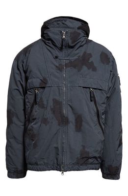Stone Island Hand Dyed Down Jacket in Lead Grey