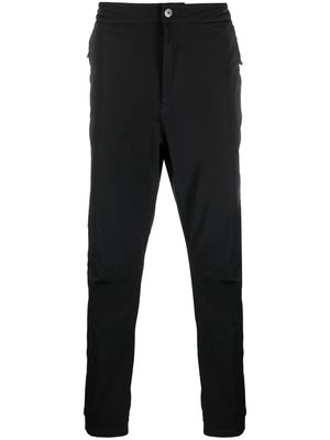 Stone Island high-waisted slim-fit trousers - Black