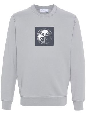 Stone Island jersey cotton sweatshirt - Grey