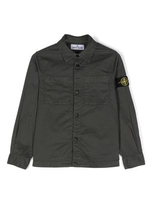 Stone Island Junior Compass-badge shirt - Grey