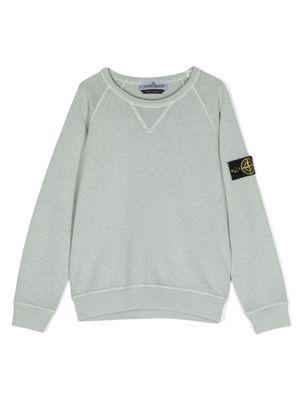 Stone Island Junior Compass-badge sweatshirt - Blue