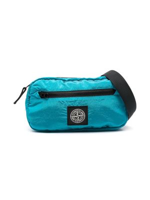 Stone Island Junior Compass belt bag - Blue