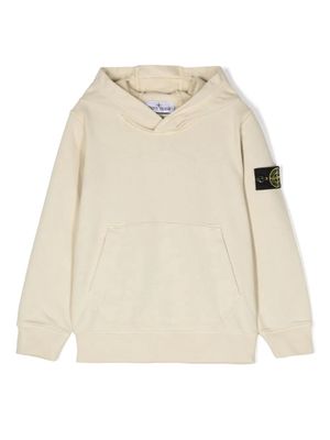 Stone Island Junior Dove Hoodie With Stone Island Badge