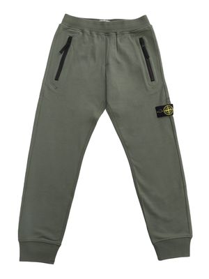 Stone Island Junior Military Green Jogging Pants