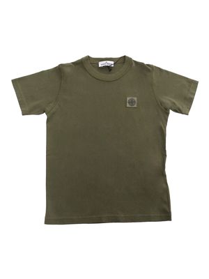 Stone Island Junior Military Green T-shirt