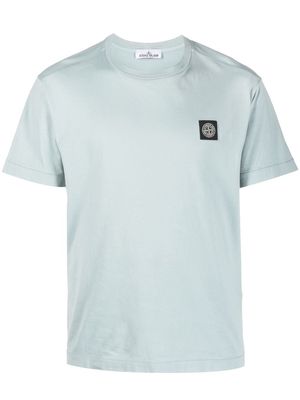 Stone Island logo-patch short-sleeve T-shirt - Blue