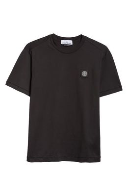 Stone Island Logo Patch T-Shirt in Black