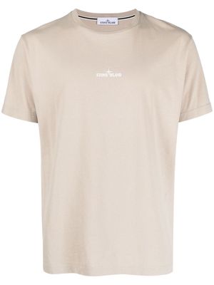 Stone Island logo-print T-shirt - Neutrals