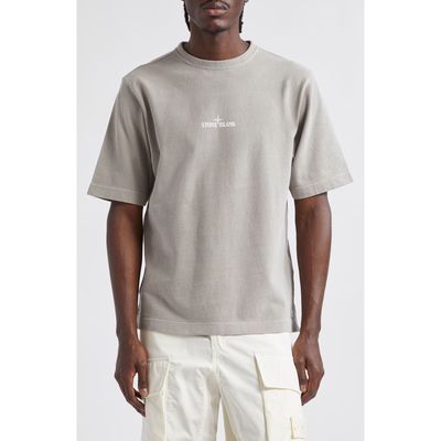 Stone Island Logo T-Shirt in Dust