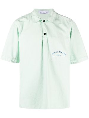 Stone Island Marina short-sleeve polo overshirt - Green
