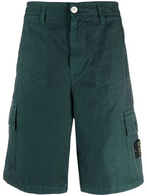 Stone Island multiple-pocket Bermuda shorts - Green