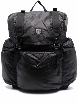 Stone Island Mussola Gommata backpack - Black