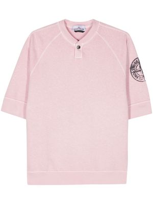 Stone Island 'Old Treatment' cotton T-shirt - Pink