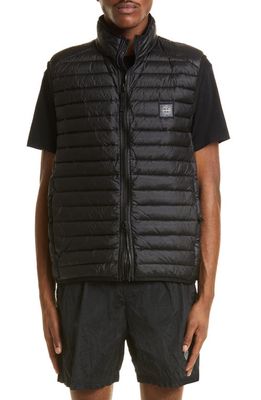 Stone Island Packable Down Puffer Vest in Black