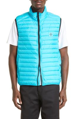 Stone Island Packable Down Puffer Vest in Turquoise