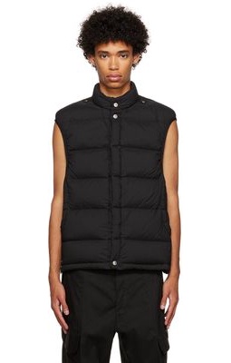 Stone Island Shadow Project Black Quilted Down Vest
