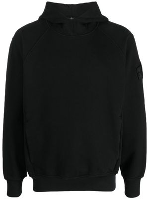 Stone Island Shadow Project classic cotton hoodie - Black