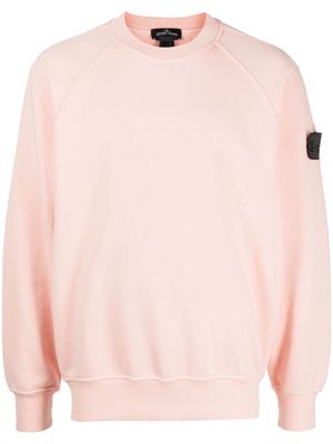 Stone Island Shadow Project Compass-motif cotton sweatshirt - Pink