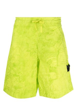 Stone Island Shadow Project Compass-patch drawstring swim shorts - Green