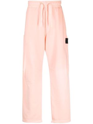 Stone Island Shadow Project Compass-patch track pants - Pink