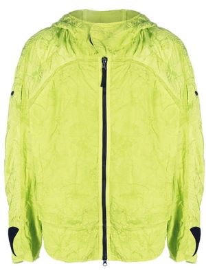 Stone Island Shadow Project crinkle-finish hooded jacket - Green