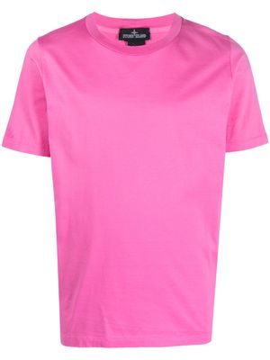 Stone Island Shadow Project graphic-print cotton T-shirt - Pink