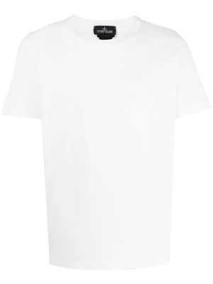 Stone Island Shadow Project plain cotton T-shirt - White