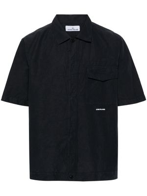 Stone Island short-sleeve shirt - Blue